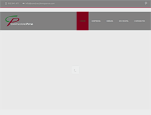 Tablet Screenshot of construccionesporras.com